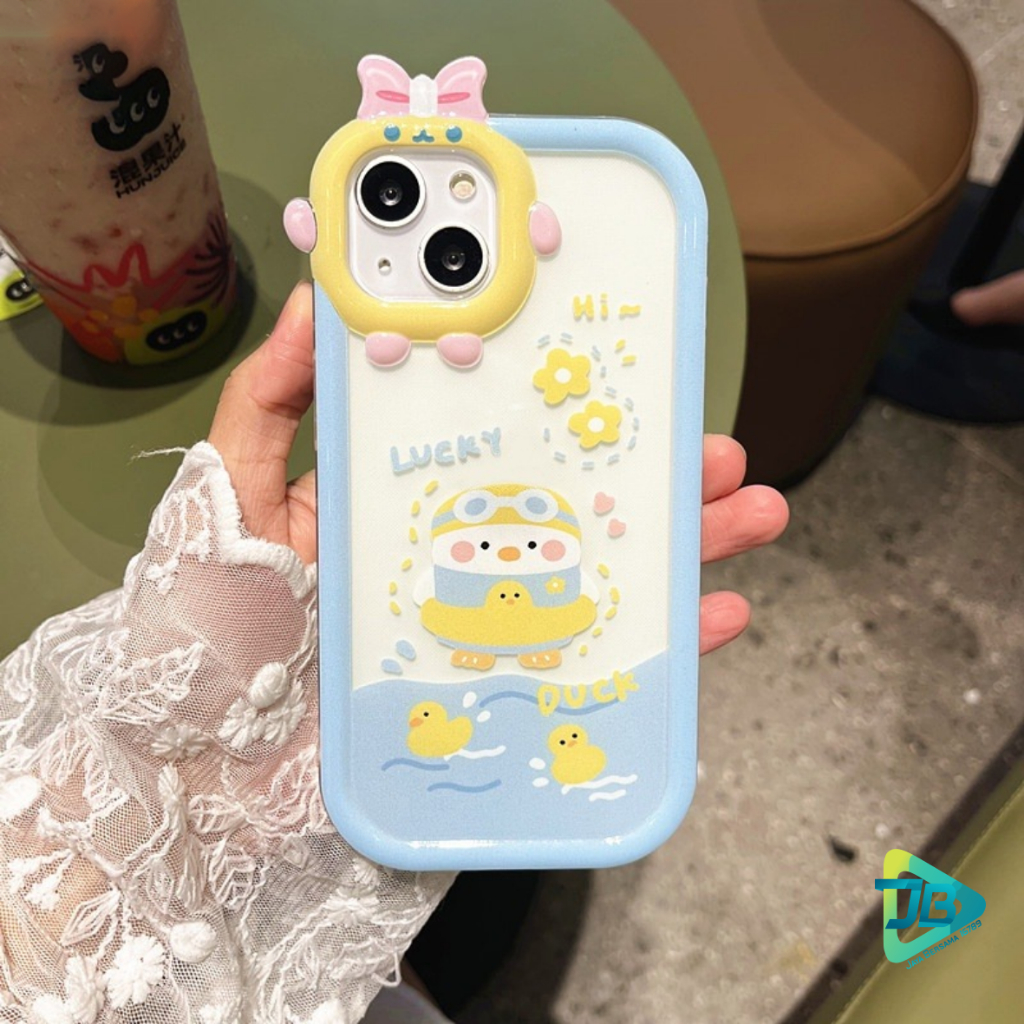CUSTOM SOFTCASE PITACU FRAME KARAKTER CUSTOM DUCK FOR REALME C1 C2 5 5I 5S C3 9I C11 C20 C30 C31 C33 C21 C21Y C25Y C15 C12 C25 C35 NARZO 50I 50A PRIME JB8637