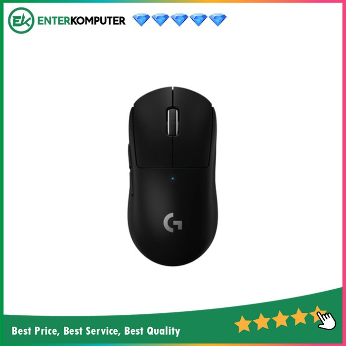 Logitech G Pro X Superlight Wireless Mouse - Black