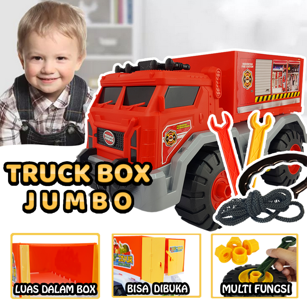 Mainan Anak Truk Jumbo/ Truck Box Jumbo Toys AK58 JSP