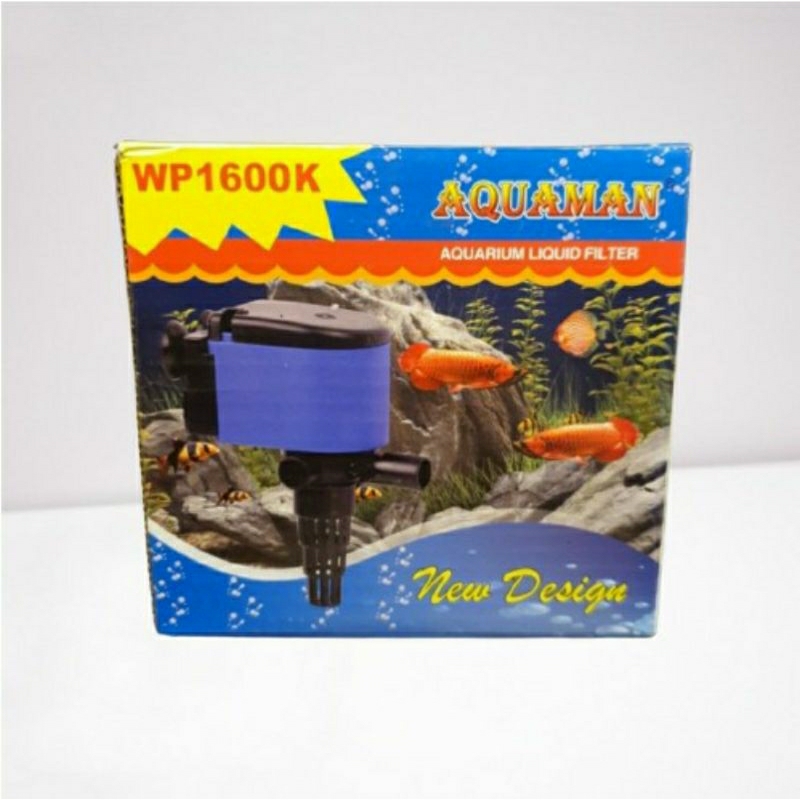 Aquaman WP1200L Mesin Pompa Filter Aquarium Hidroponik 14w 1400L/H