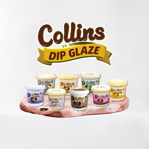 

Collins Dip Glaze Rasa Premium / Topping Donat 300g