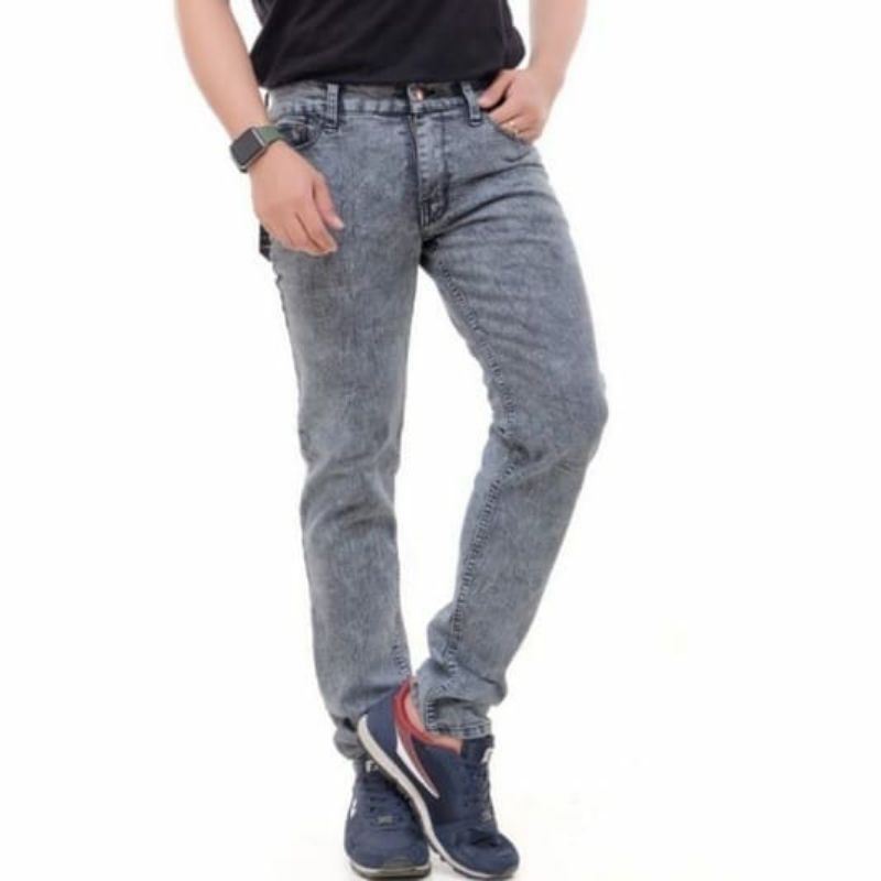 celana jeans panjang skiny slimfit//celana panjang terlaris//celana panjang snow black, snow blue, snow grey