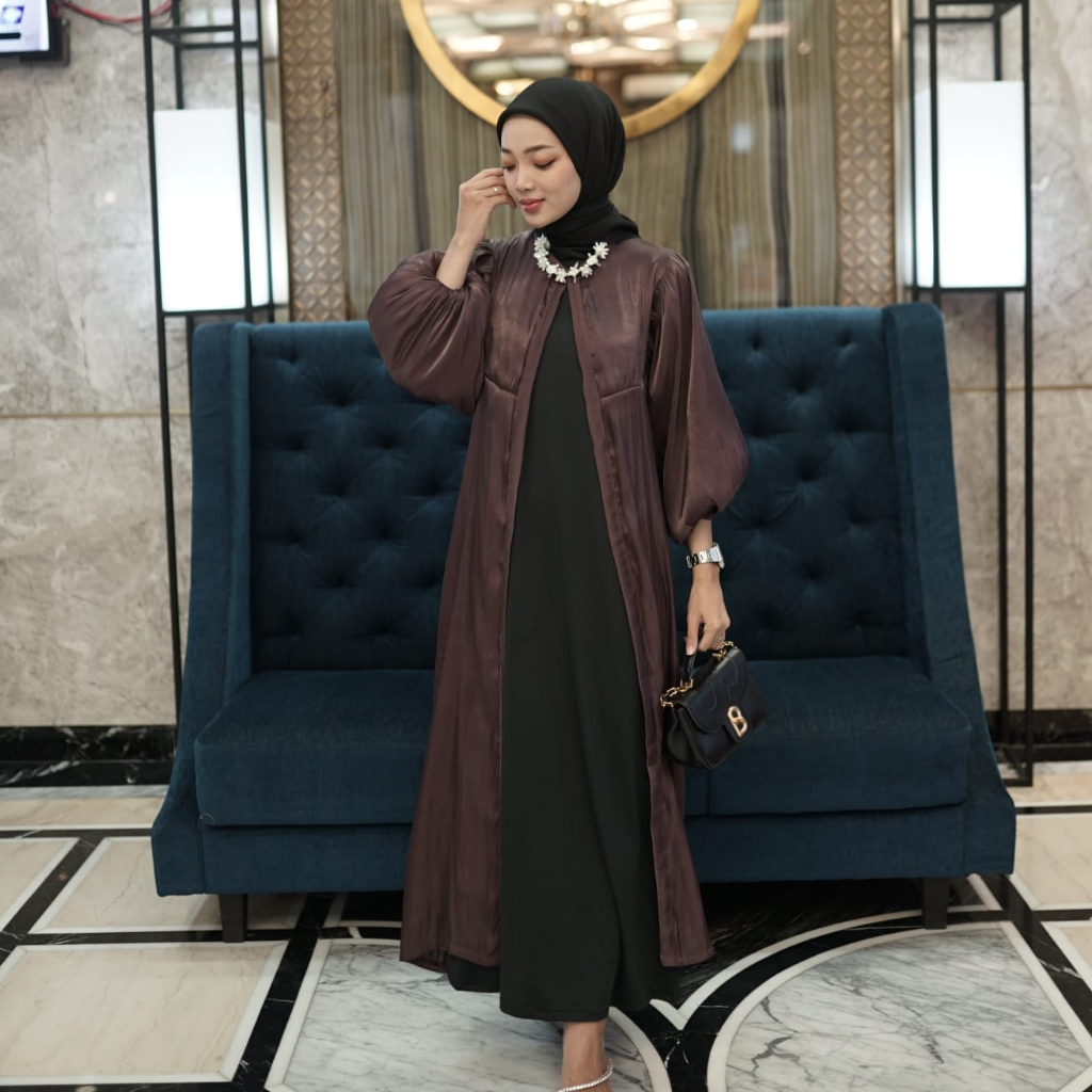 Yora Outer Shimmer Busui Friendly By Proudyhijab