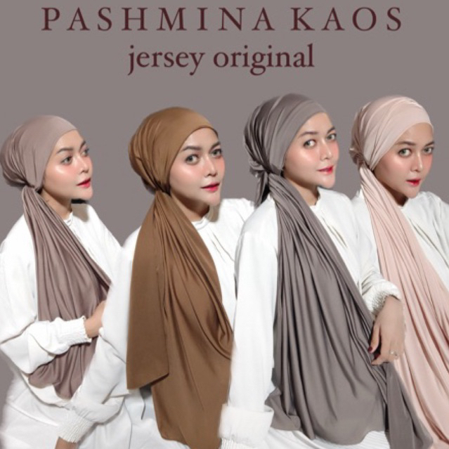 PASHMINA KAOS JERSEY ORIGINAL // PASHMINA KAOS