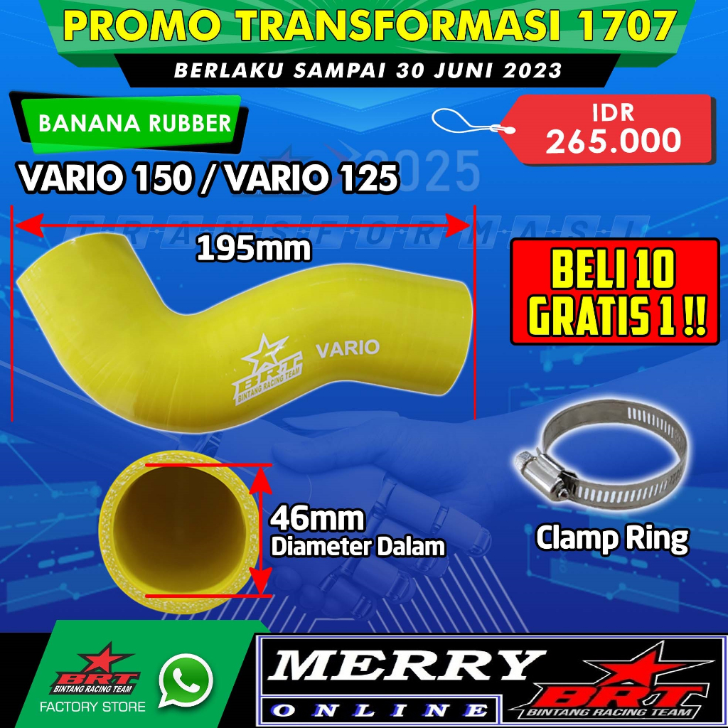 Velocity Banana Velo BRT Vario 125 150