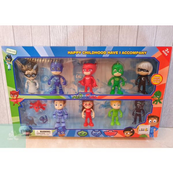 

Unik Mainan PJ Masks Figure Set Isi 9 - Robot Pjmask A21 Murah