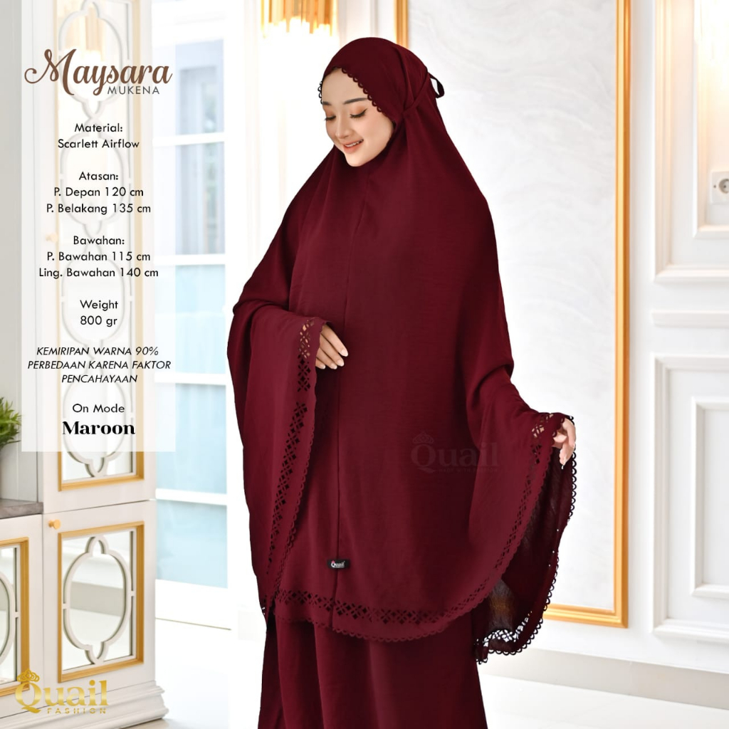 Quail Hijab - MUKENA MAYSARA