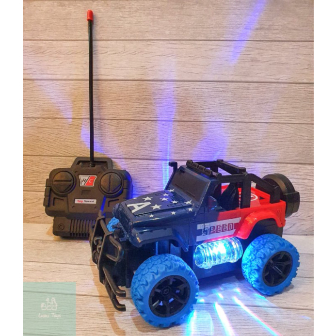 

Dijual Mainan RC Mobil Remote Control Jeep Truck Avengers DH666-16/17 - Captain America Limited