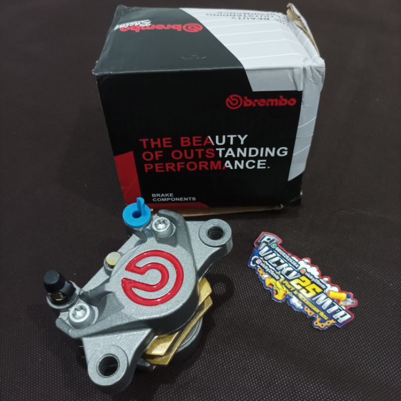 KALIPER BREMBO 2 PISTON BIG LOGO CALIPER BREMBO 2P 2PISTON BRACKET KALIPER BREMBO 2 PISTON BELAKANG