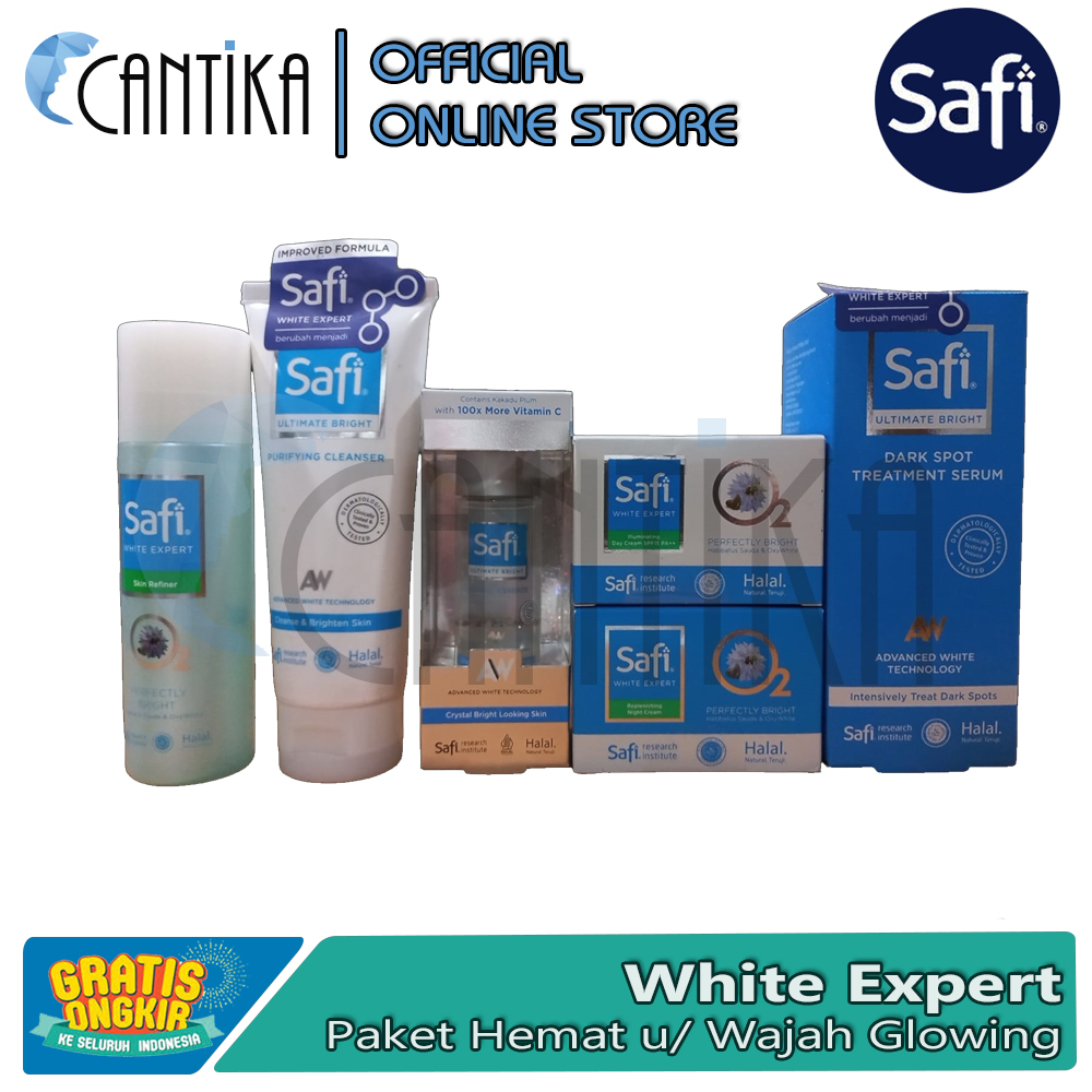 PROMO SAFI White Expert Paket Perawatan Pencerah Wajah