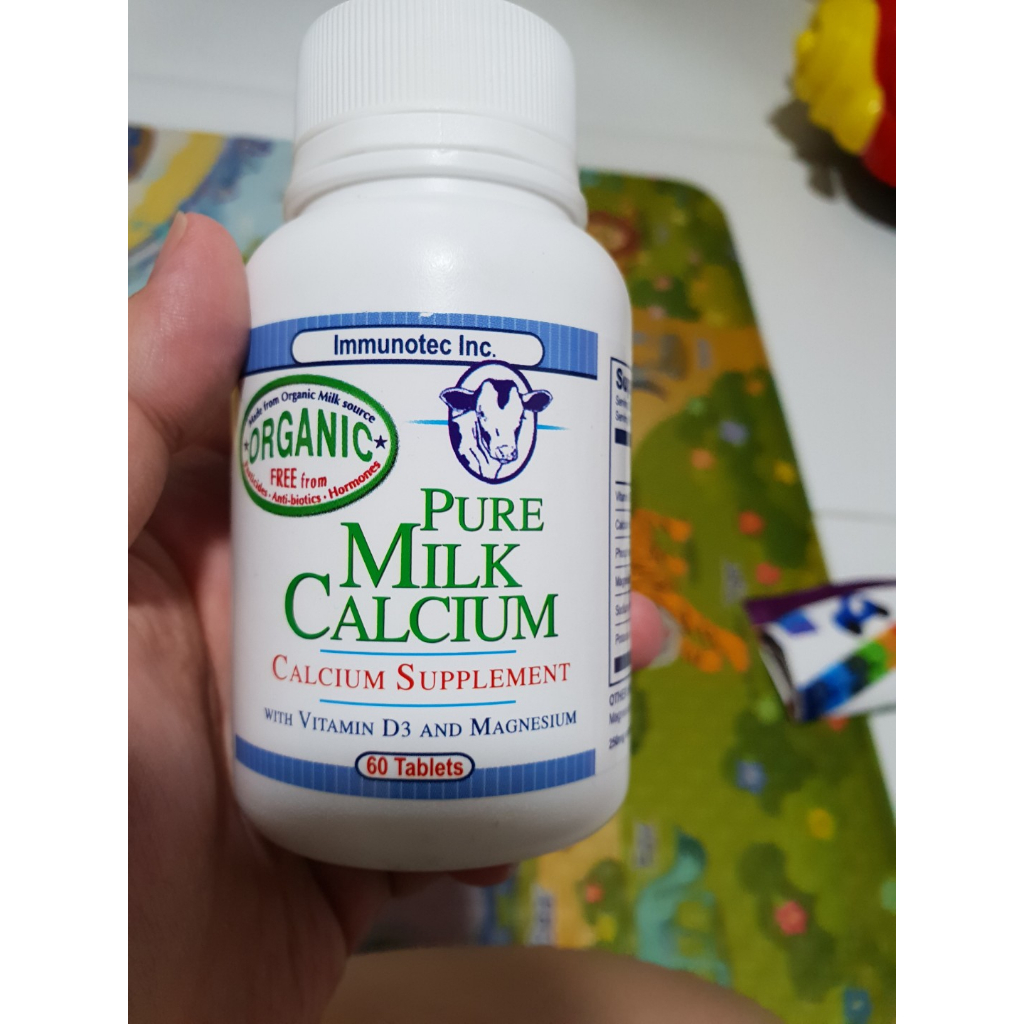 

Immunotec Organic Pure Milk Calcium Supplement 60s