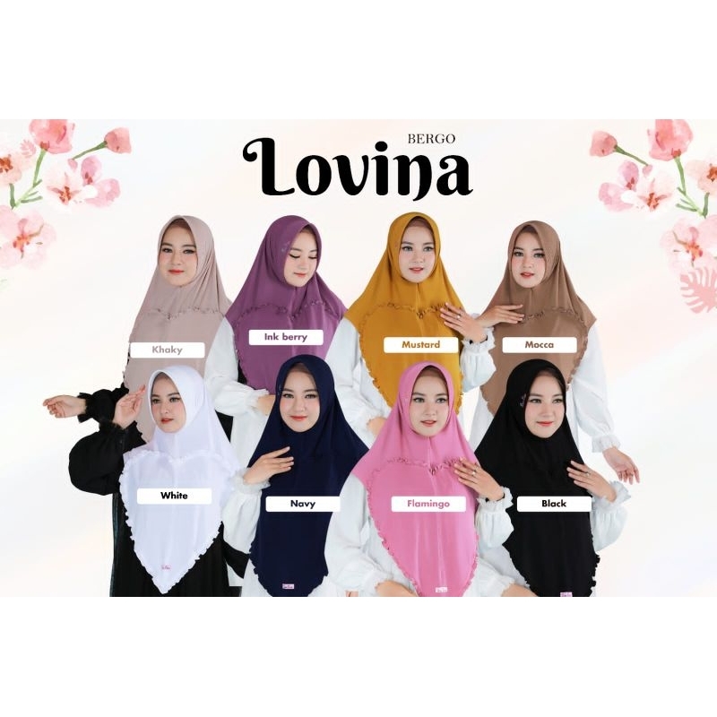 Linalivia Hijab || Bergo Lovina || Couple hijab