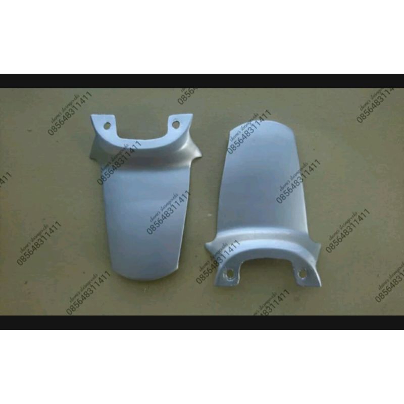 pet pad sambungan body bodi belakang lampu belakang Rk Cool fiber perak silver metalik