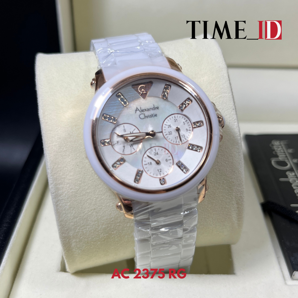 Jam Tangan Alexandre Christie AC 2375 Rosegold Wanita