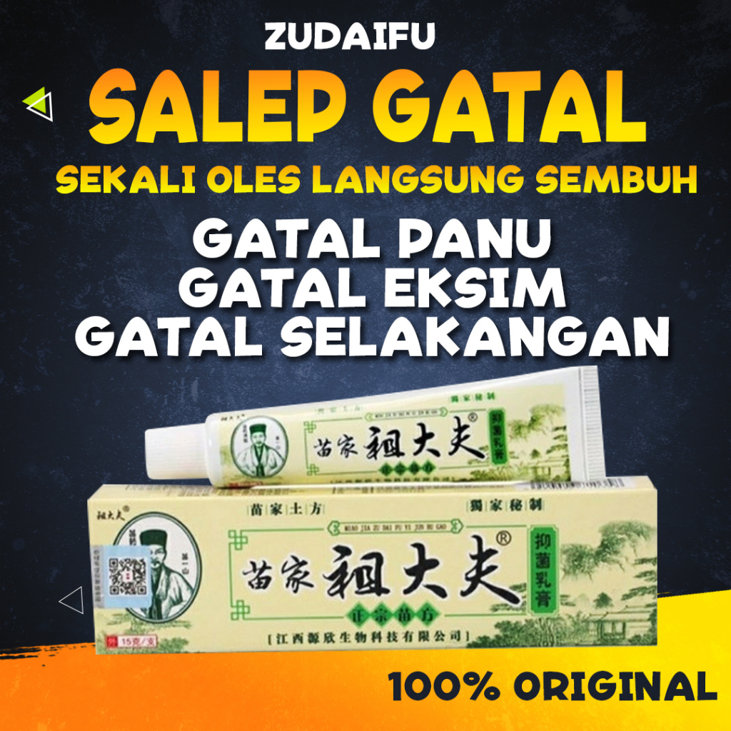 SALEP ZUDAIFU Original Salap Gatal Proriasis Eksim Jamur Kurap Alergi Kulit Cream Salep Chy Gao Original