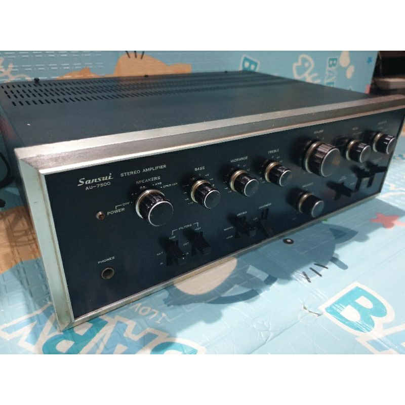 sansui amplifier stereo 7500, 𝗕𝗔𝗖𝗔 𝗗𝗘𝗦𝗞𝗥𝗜𝗣𝗦𝗜!!!