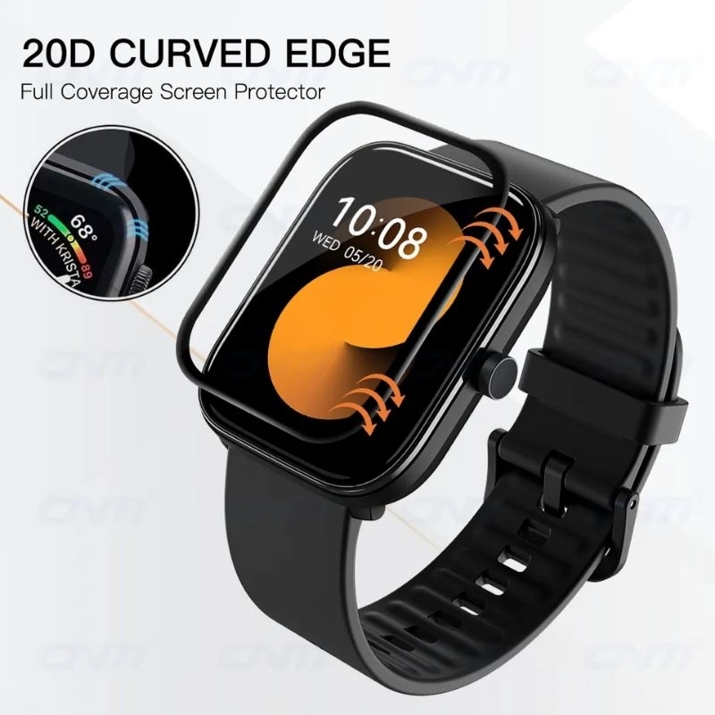 Anti Gores Haylou GST LS09B / GST Lite LS13 Smartwatch -  3D Full Screen Protector