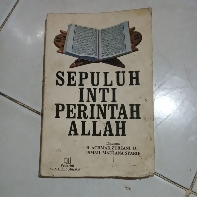 Buku original,Sepuluh. inti perintah allah