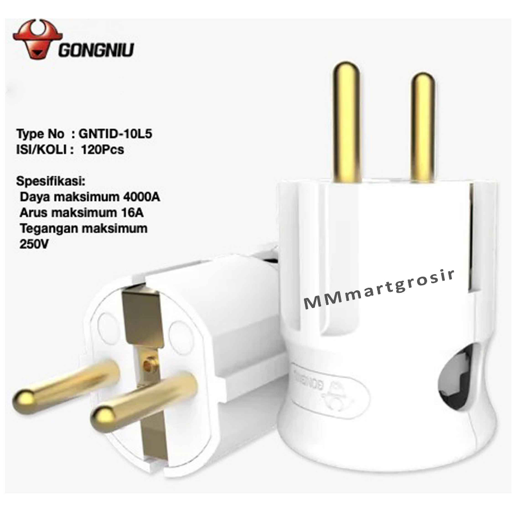 GONGNIU/ Kepala Colokan Samping/ Colokan Stop Kontak/ Steker Listrik G10L5