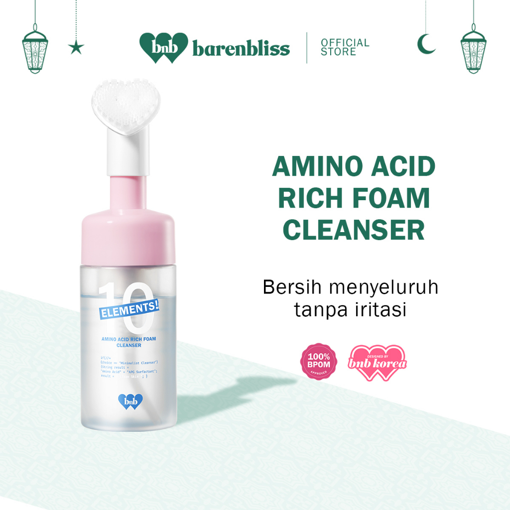 READY STOCK | BARENBLISS 10 ELEMENTS AMINO ACID RICH FOAM CLEANSER 100 ml