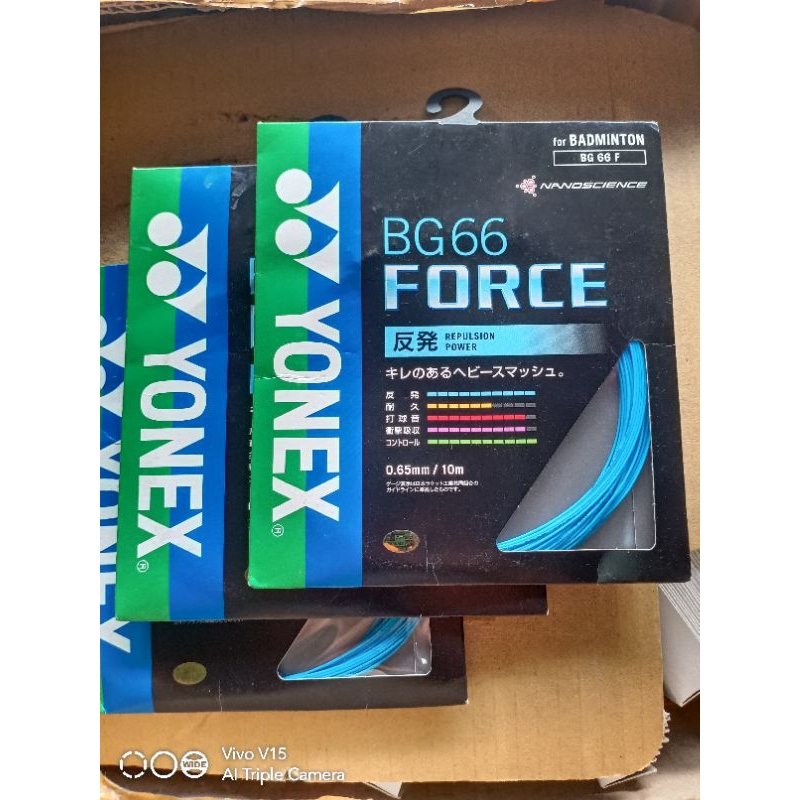Senar Raket Badminton Yonex BG 66 Force Jepang Original