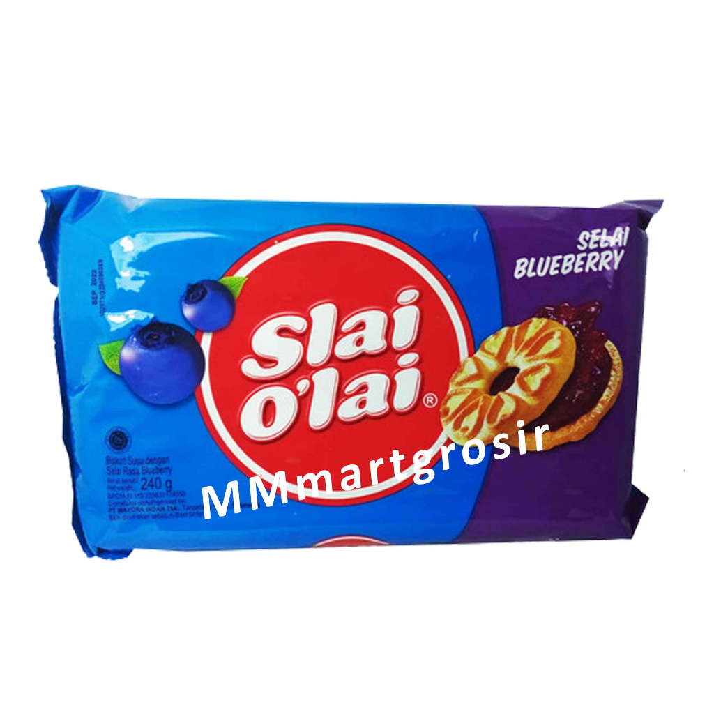 MAYORA BISKUIT/ SELAI BLUEBERRY/ SELAI OLAI/ 192gr