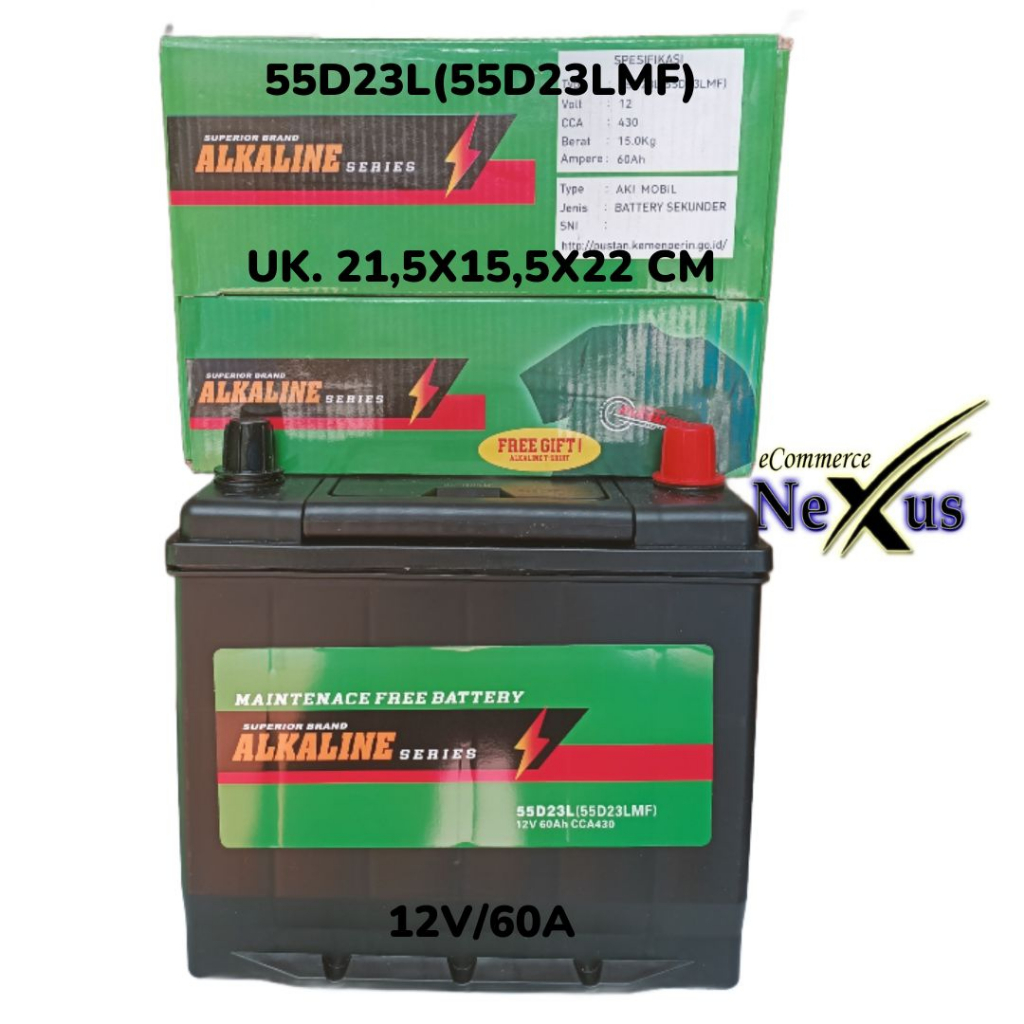 Aki Mobil ALKALINE 55D23L 55D23LMF