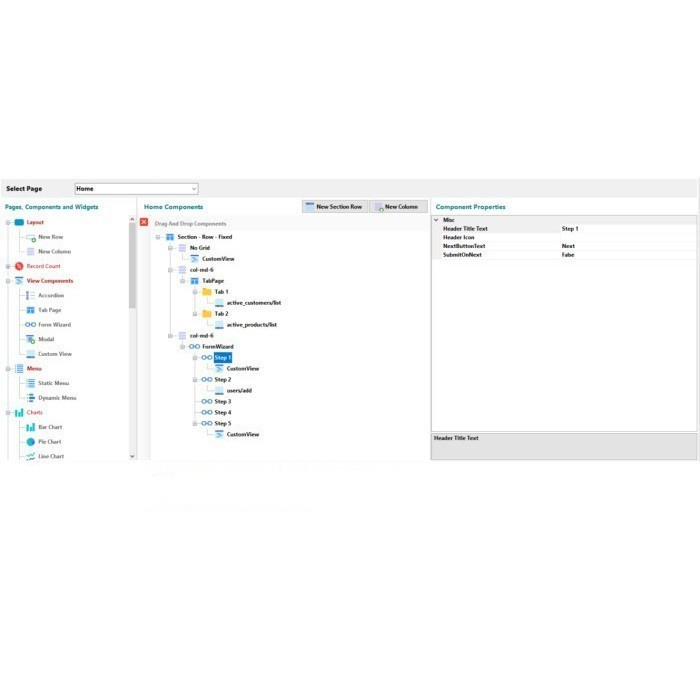 PHPRad Vue 2.6.4 PHPRad Classic 2.7.3