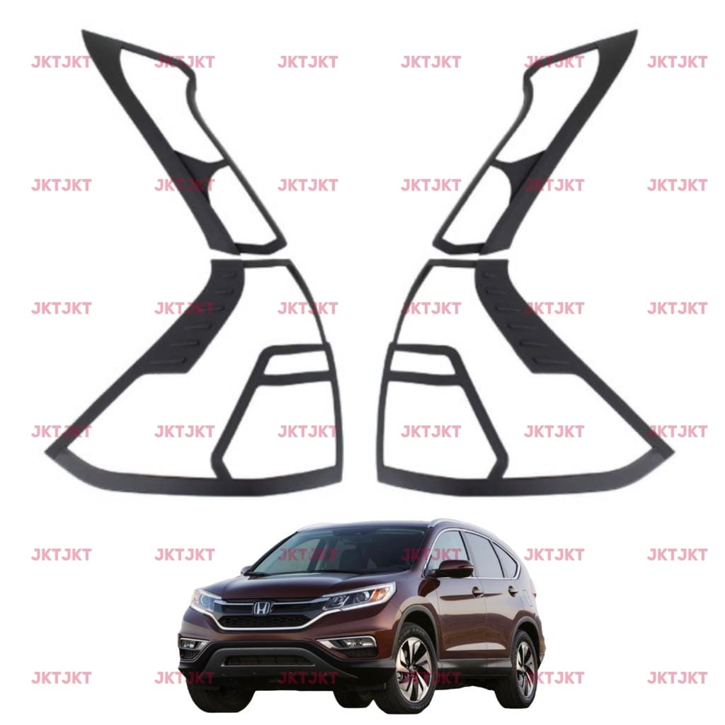 Garnish Lampu Belakang Grand All New Crv 2013 2016 Hitam Chrome - Hitam, crv 2013-2014 .