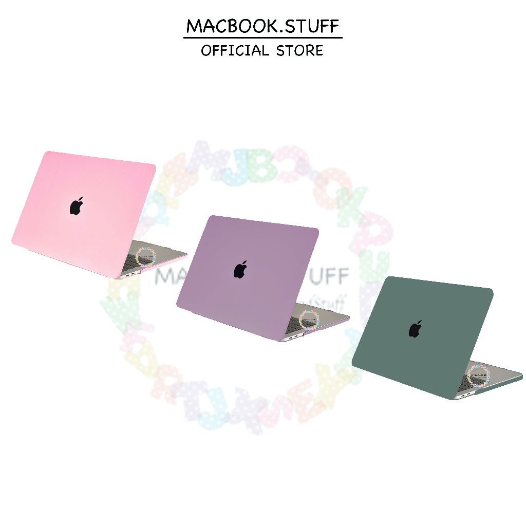 [LIMITED EDITION] MACBOOK Case PASTEL MIDNIGHT GREEN SWEETPINK ROYAL LILAC NEW AIR PRO RETINA 11 12 13 14 15 16 INCH NON /  WITH CD ROOM / TOUCHBAR / TOUCH ID / M1 2020 2021 2022