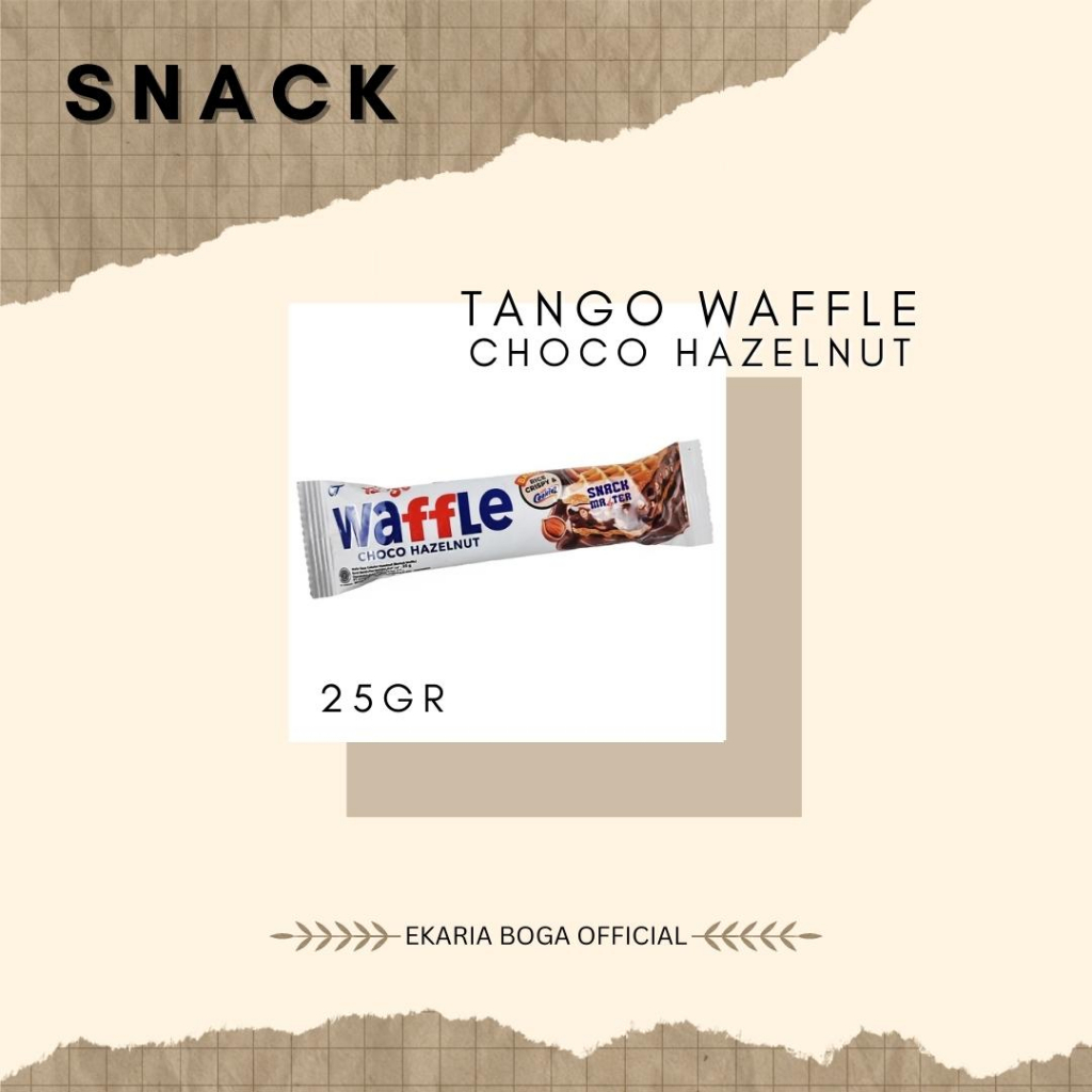 

SNACK | BISKUIT | WAFER | TANGO | TANGO WAFFLE CHOCO HAZELNUT 25GR