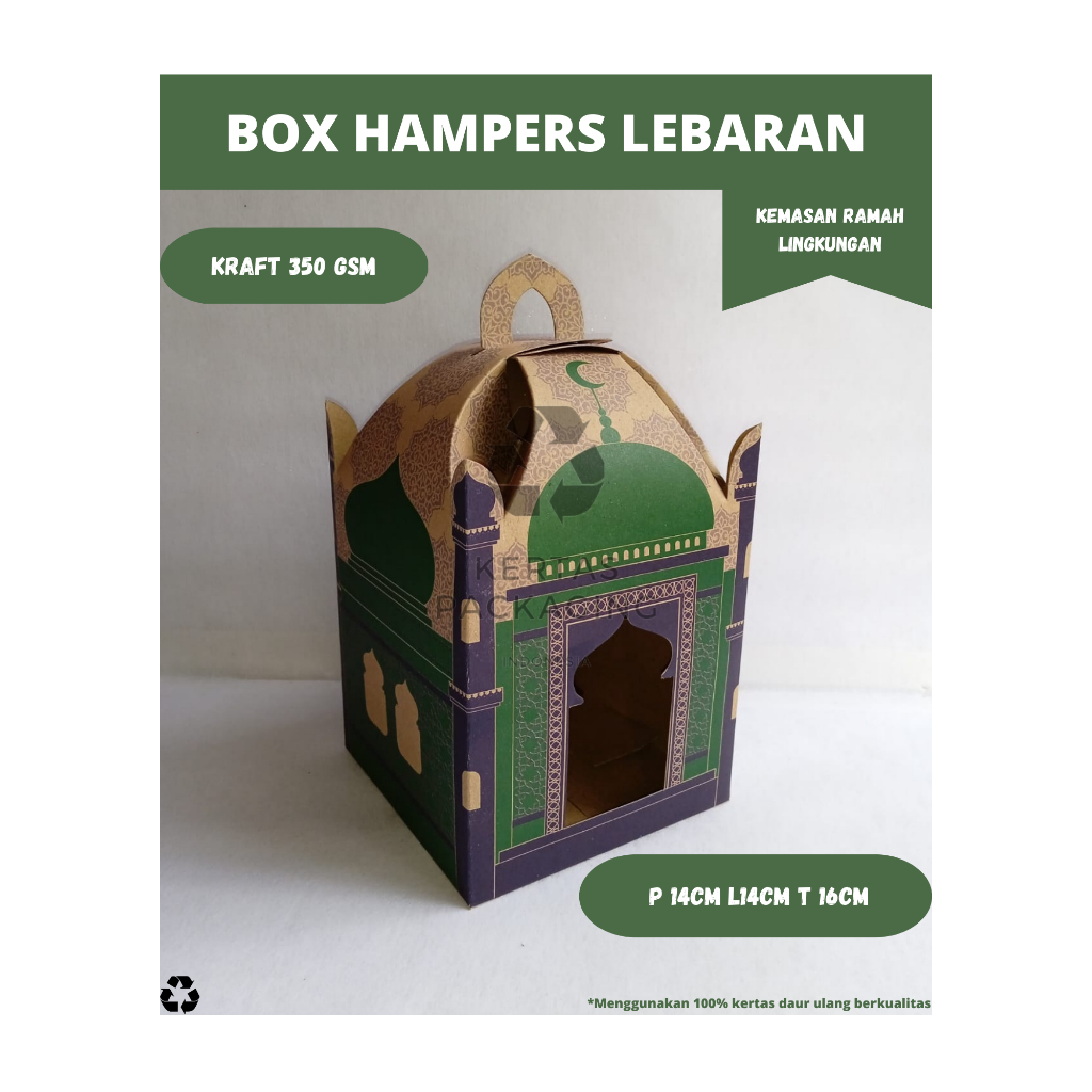 

Box Hampers Lebaran / Kotak Hari Raya / Bingkisan / Parcel / Box Idul Fitri