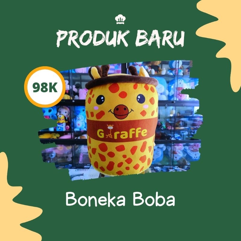 Boneka Boba Jumbo Jerapah Kuning