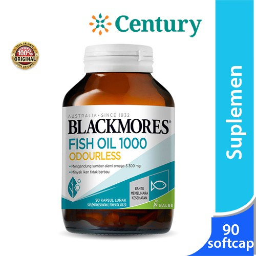 Blackmores Odourless Fish Oil 1000 90 Kapsul