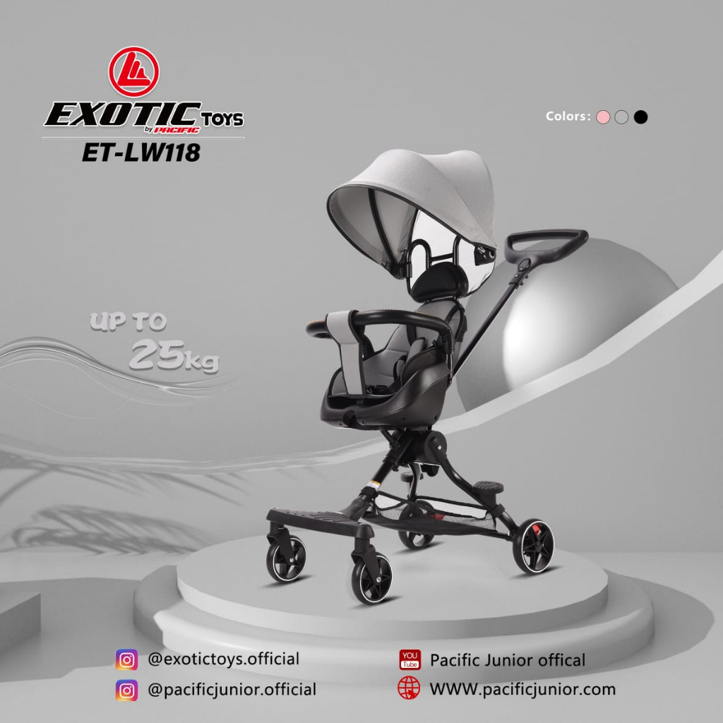 Stroller Anak Bayi Balita Merk Exotic LW 118 / LW118 kereta dorong bayi