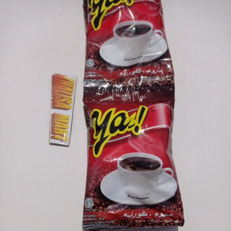 

Kopi Bubuk Ya 60 Gram | ISI 10 Sachet