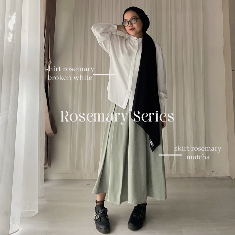 Kemeja Rosemary Vintage | Lengan Puff | Basic Shirt