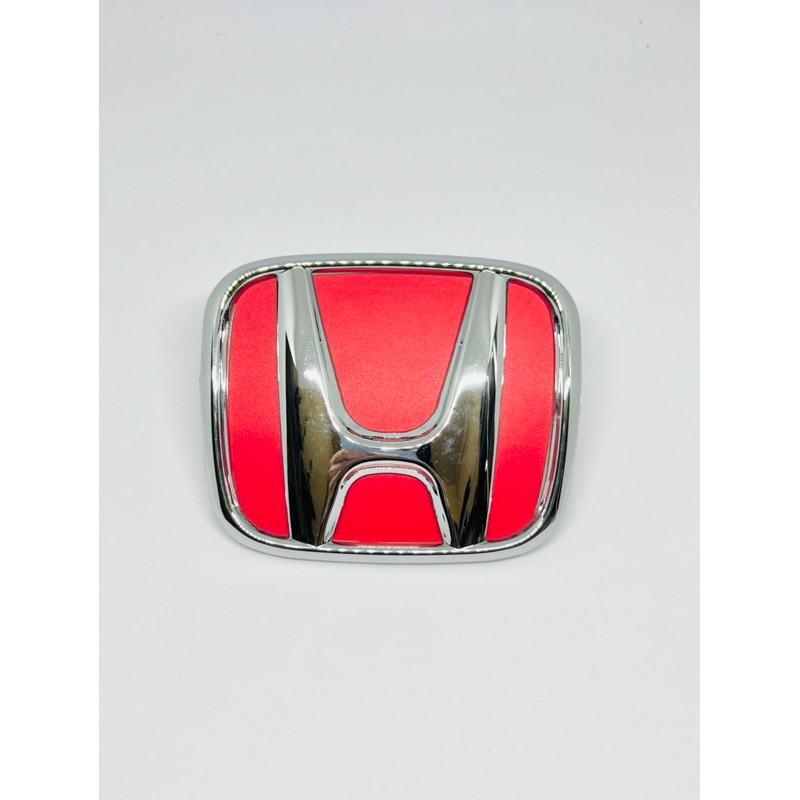 Logo Emblem Honda Brio Hrv jazz Civic BG Merah12.3-Depan