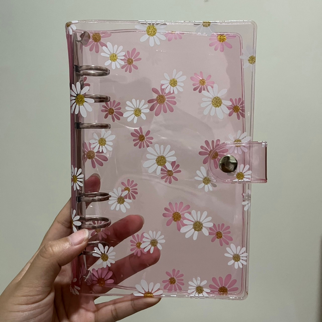 BINDER DAISY RING SILVER A6 JELLY CASE