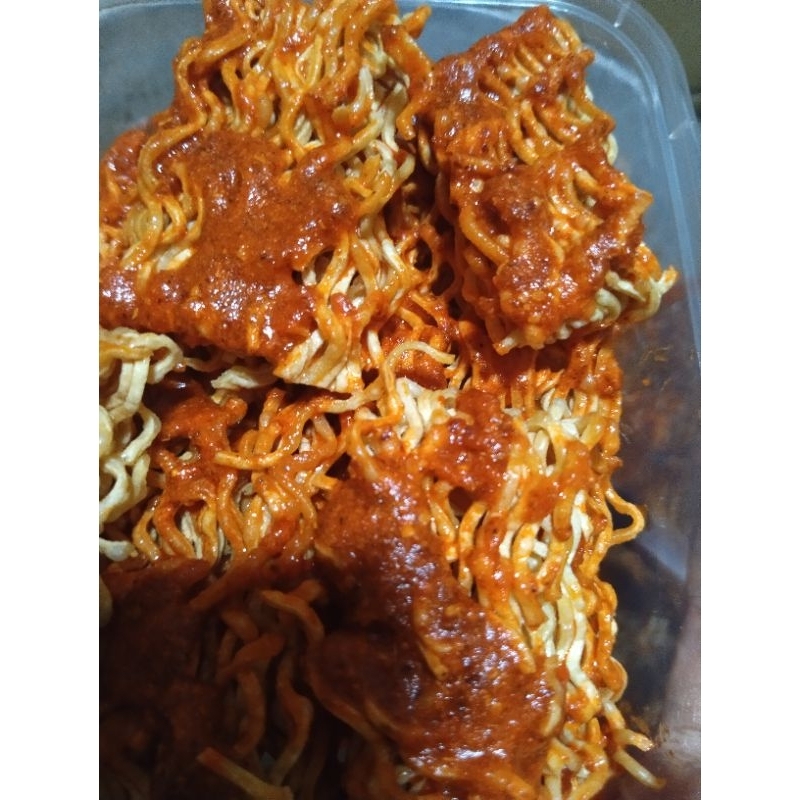 

mie keriting bumbu basah/ mie pedas mantul