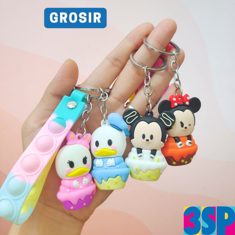 3SP | SS35 Gantungan Kunci Karakter Lucu Keychain Baju Mobil Motor Tas Serbaguna Boneka Lucu Gantungan Kunci Gantungan Kunci Motor