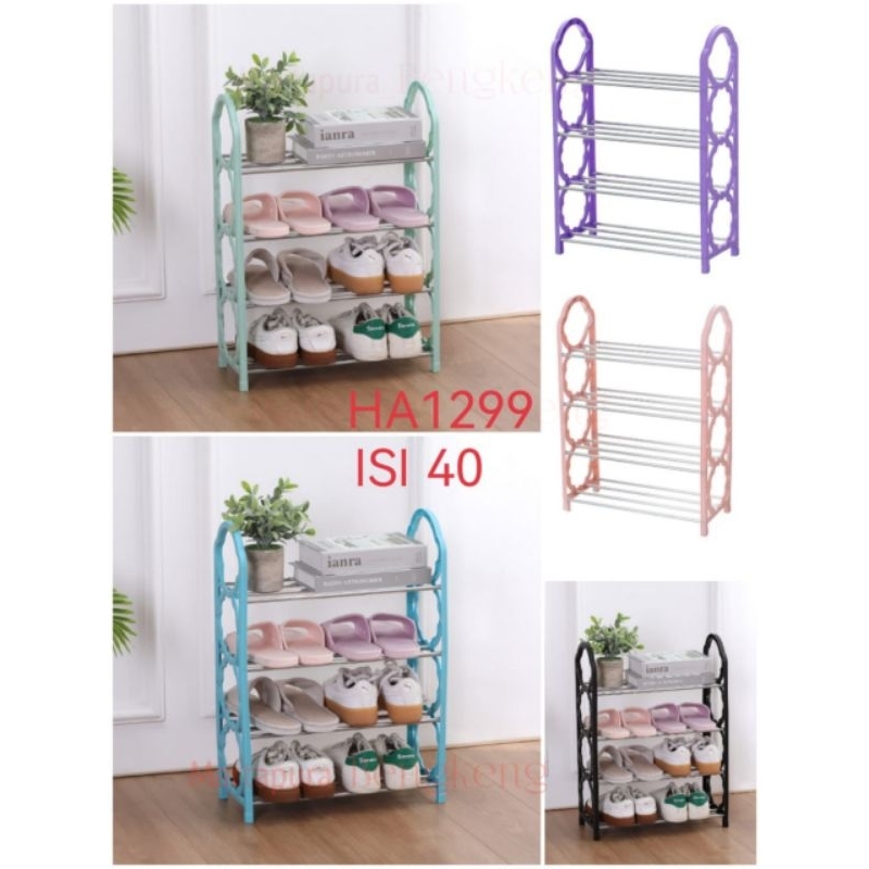Rak Sepatu Sendal Susun 5 Layer / Rak sepatu susun 4 stainles