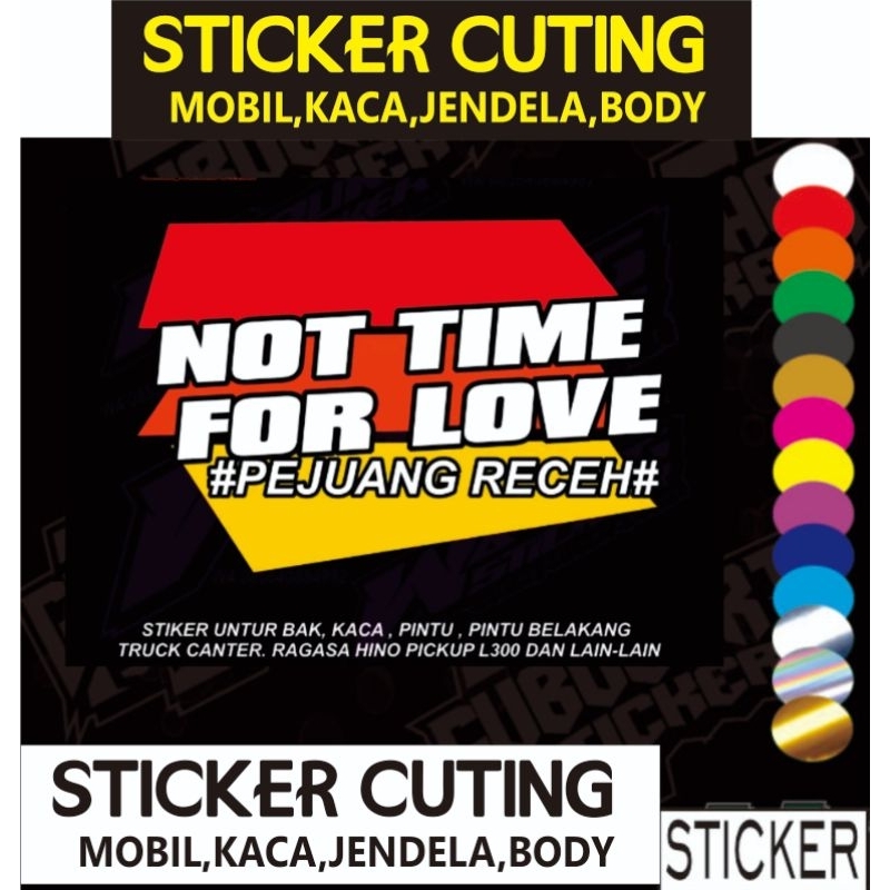 stiker kaca mobil bahan cuting stiker nyala