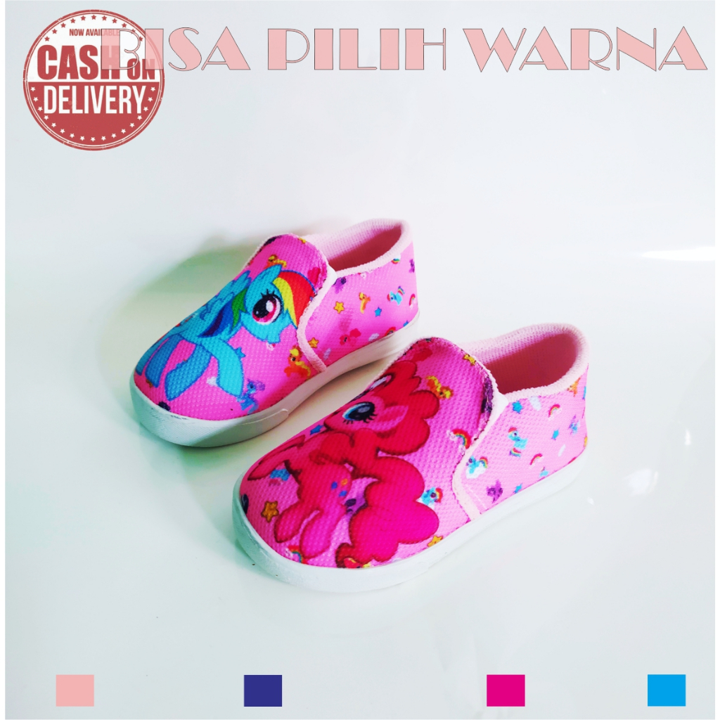 Sepatu sslip on anak keren laki-laki perempuan unisex bisa cod motif micki