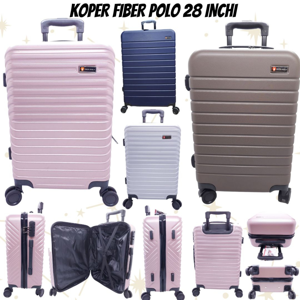 KOPER FIBER POLO 28 INCHI JUMBO MURAH ORIGINAL / KOPER HARDCASE FIBER POLO BESAR 28&quot; MURAH / LUGGAGES FIBER POLO 28&quot; MURAH ORIGINAL / SUITCASE FIBER HARDCASE POLO 28 INCHI MURAH / KOPER FIBER PREMIUM POLO BAHAN FIBER MURAH ORI MURAH / KOPER FIBER BIG SIZE