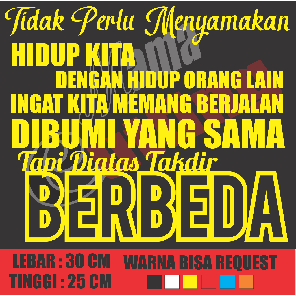 cutting stiker stiker mobil stiker mobil pick up stiker kaca truck stiker kata kata