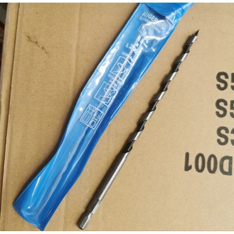 Mata Bor Kayu Panjang 200 mm 20 cm Auger Bit