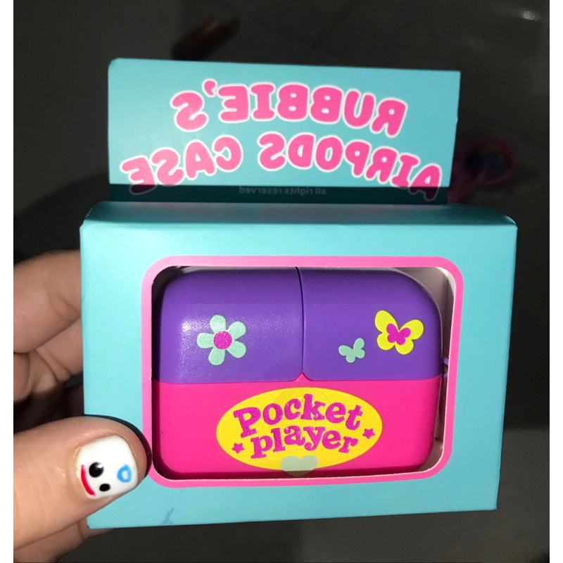 Rubbies room airpods case pro with strap