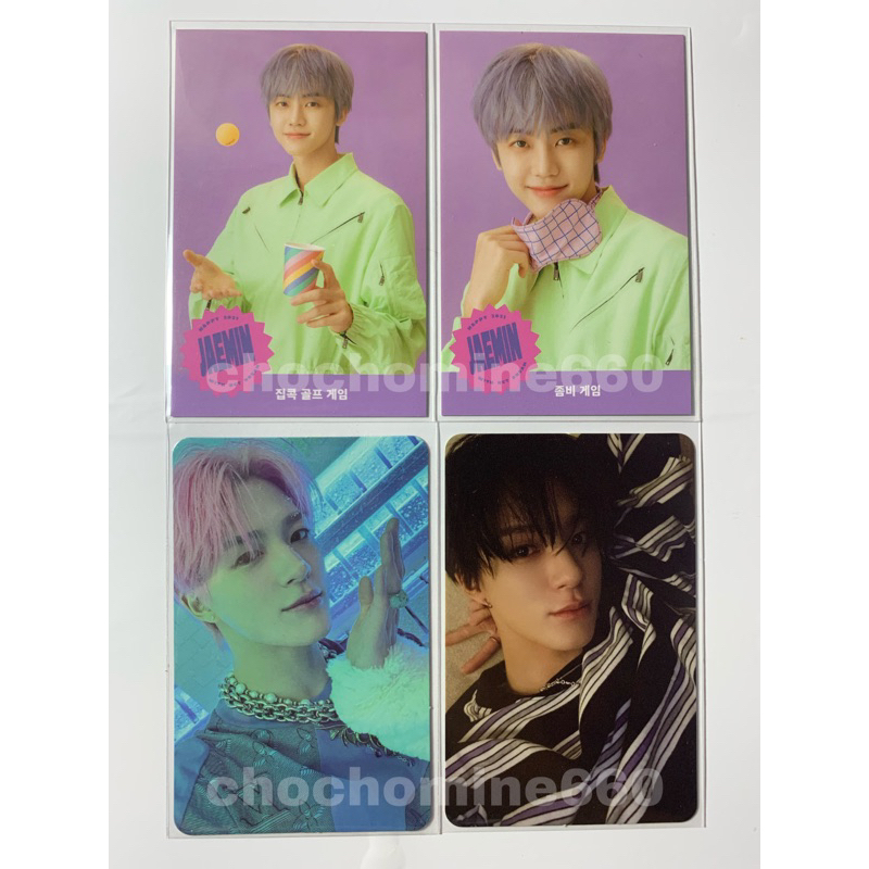 Photocard Nct Dream Jaemin Jeno Game Card Glitch Mode Hot sauce boboan