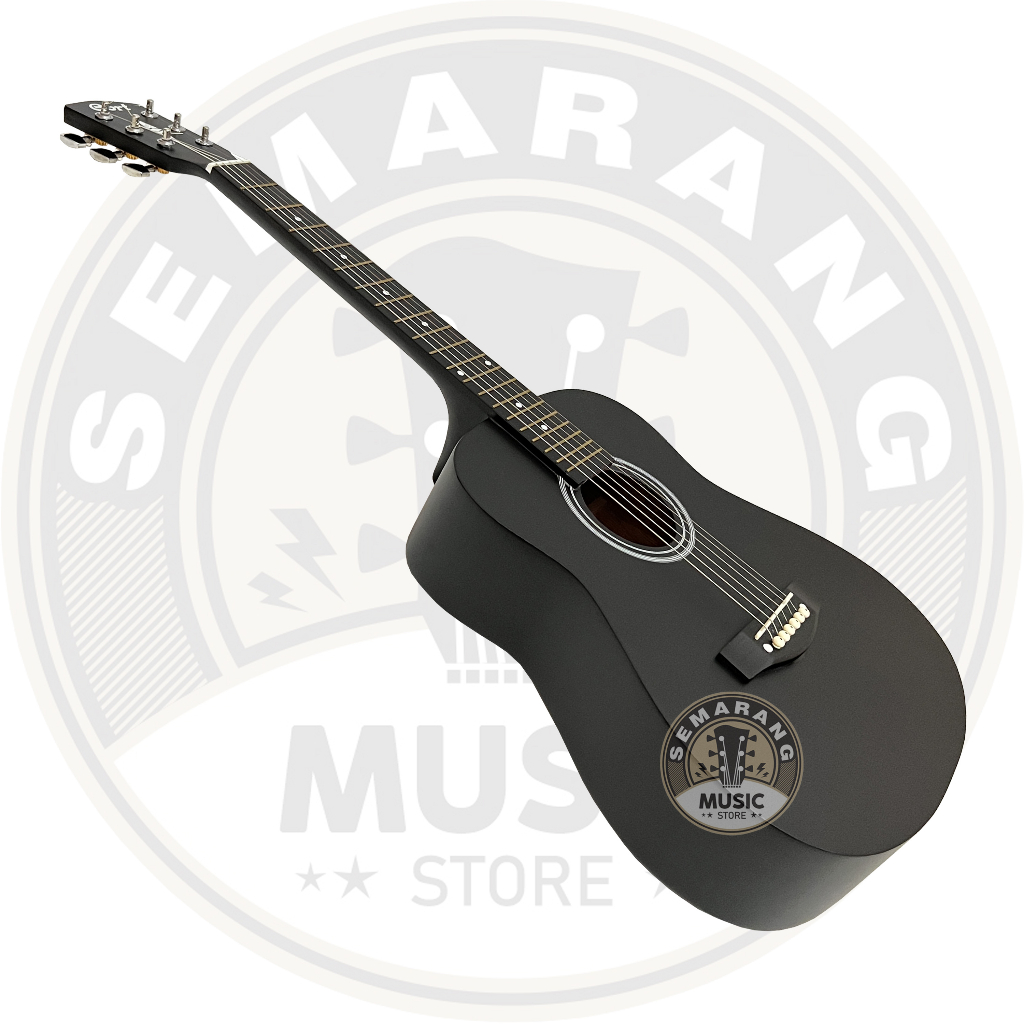 Gitar Akustik ¾  Cort Custom Tanam Besi Gitar 3/4 Cort Custom Termurah Paket Super Komplit